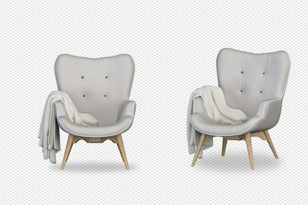 3d-рендеринг концепции дивана