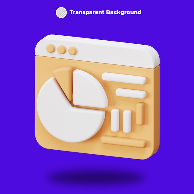 3d rendering pie chart on browser