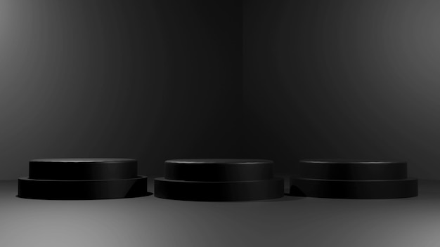 3d rendering podium design