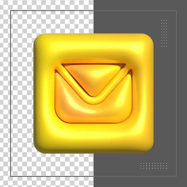 3d rendering realistic chat or online message icon with bubble shape