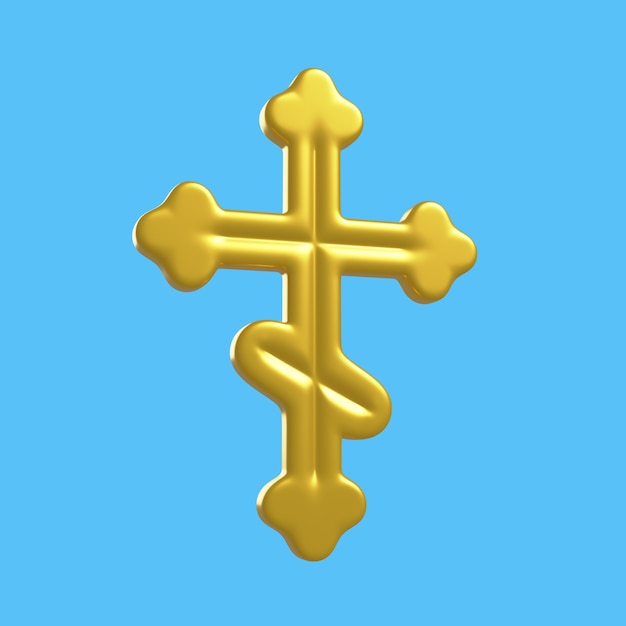 PSD 3d rendering of religion icon