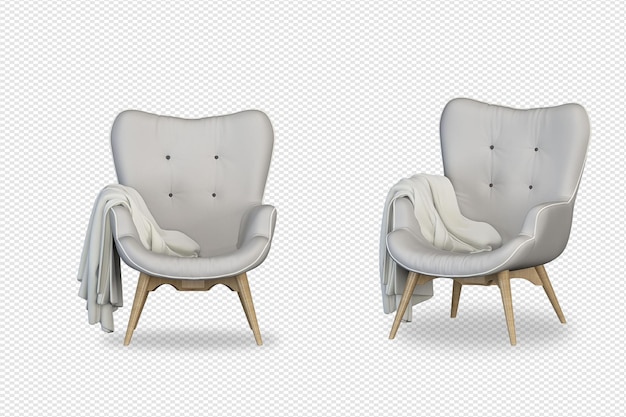 3d rendering of sofa concept