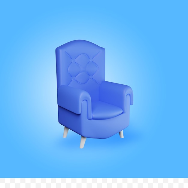 PSD 3d rendering of sofa