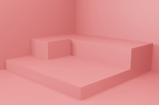 Mockup di sfondo di visualizzazione fase di rendering 3d