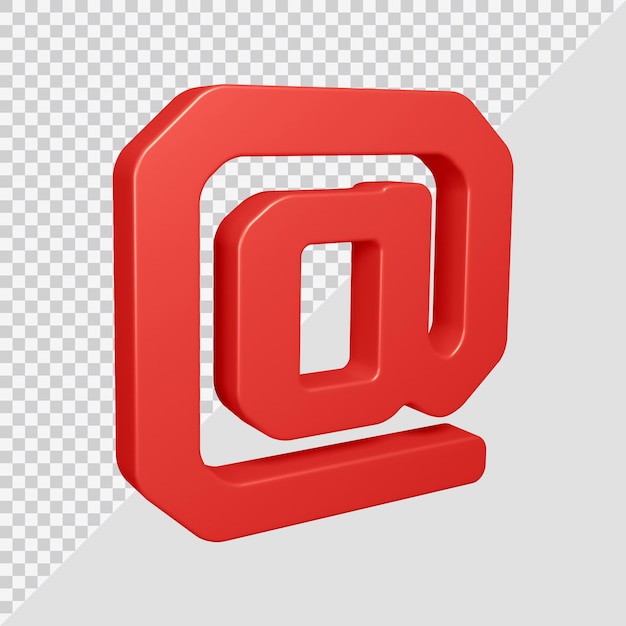 3d rendering of symbol