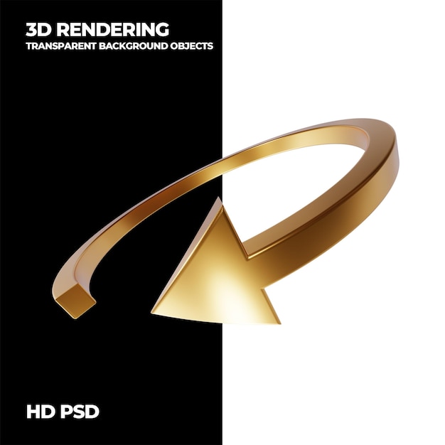 3d rendering tech arrow transparent background element
