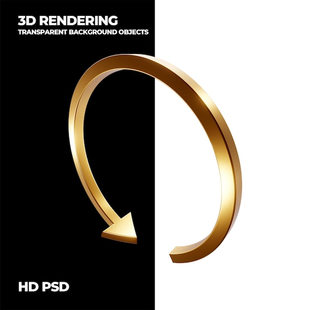 3D-rendering tech-pil transparent baggrundselement