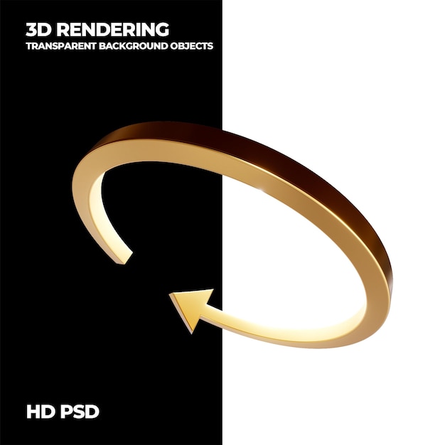 3D-rendering tech-pil transparent baggrundselement