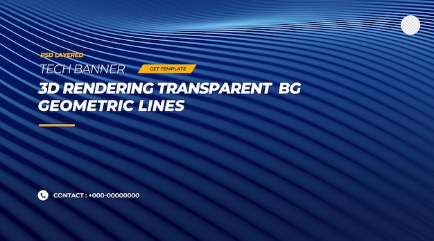 3d rendering technology geometric abstract line visualization