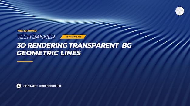 3d rendering technology geometric abstract line visualization