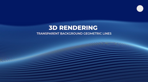 3D-rendering teknologi, geometrisk abstrakt linjevisualisering