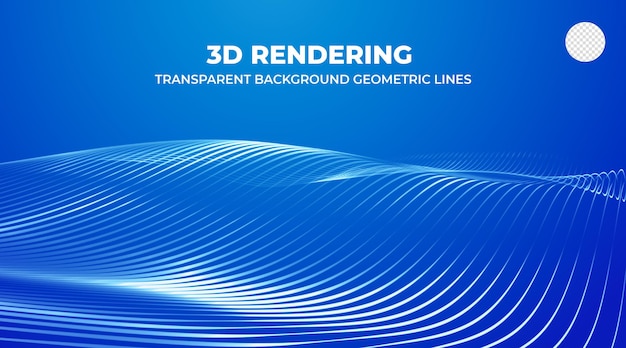 3D-rendering teknologi, geometrisk abstrakt linjevisualisering