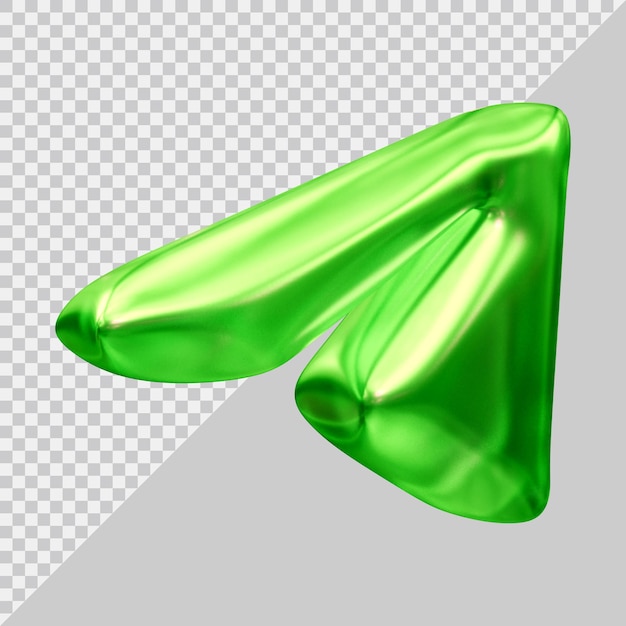 3d rendering of telegram icon social media concept
