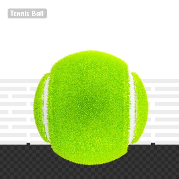 PSD 3d rendering tennis ball