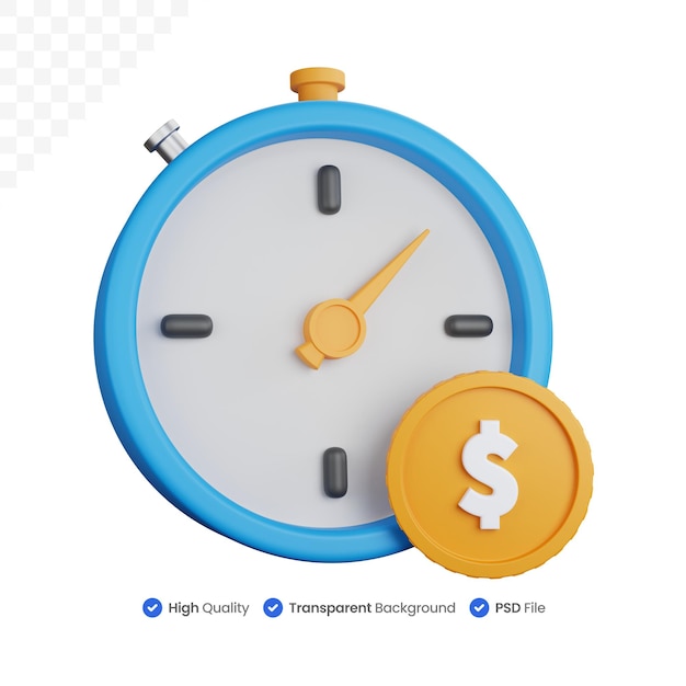 3D-rendering tijd en geld geïsoleerd