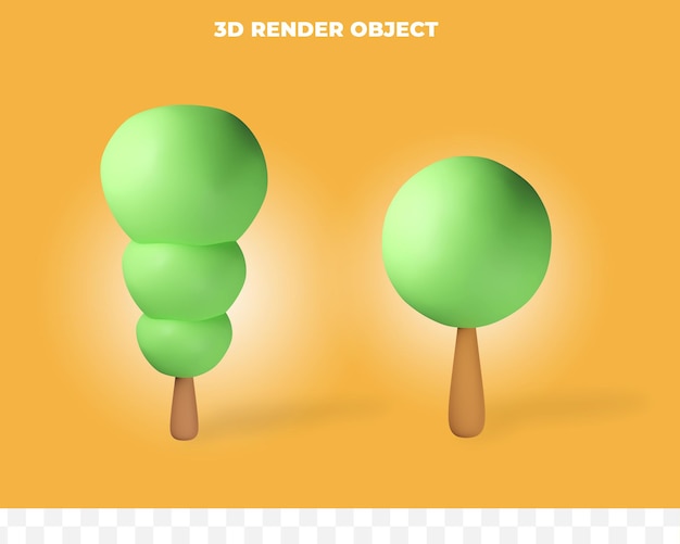 3d rendering of tree