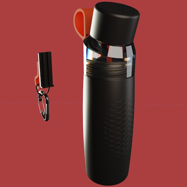 3D-rendering van objecten shaper poster