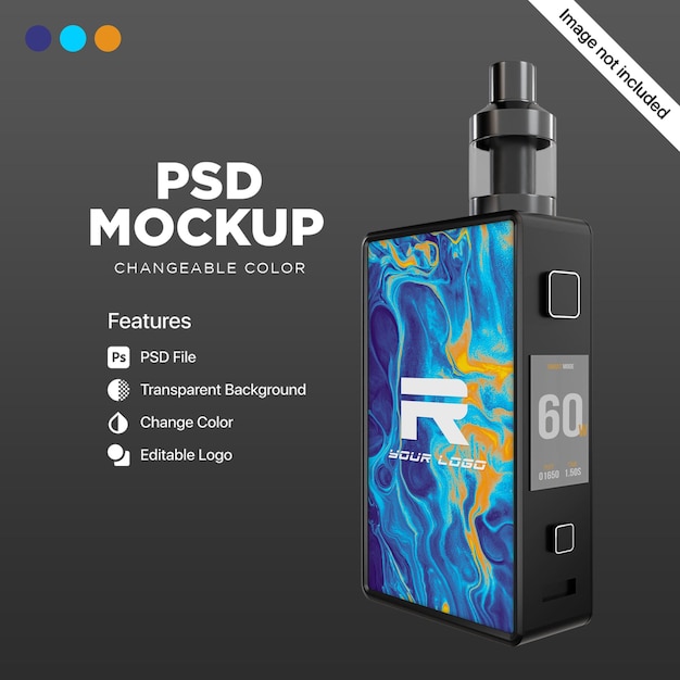 PSD 3d-rendering vape-productmodel psd