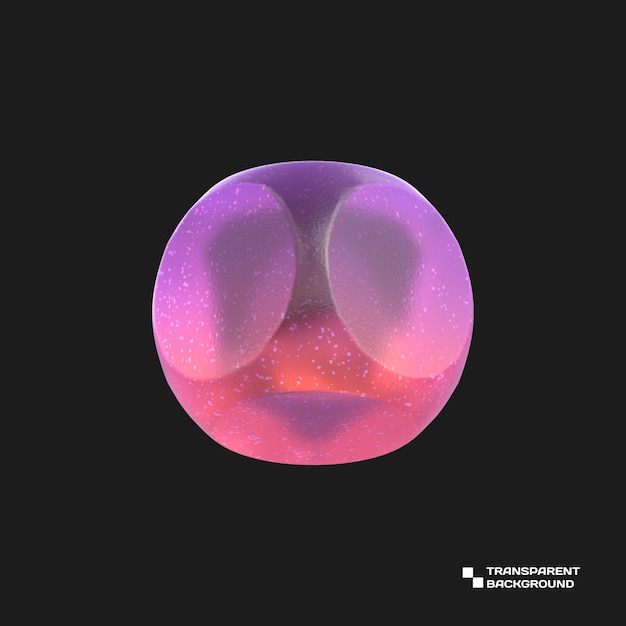 3D Rendering Verloop Glas Abstract Geometrisch Object