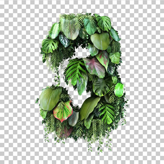 3d rendering of vertical garden number 3