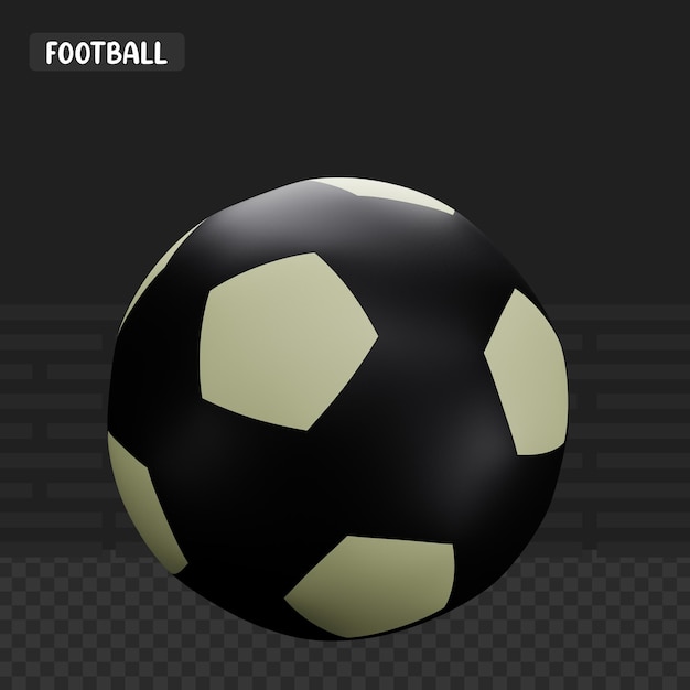 3D-rendering voetbal