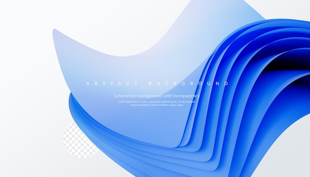 PSD 3d rendering wavy modern shapes on a white background. abstract background.luxurious style backgroun