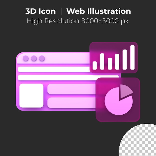 3dレンダリングwebおよび分析チャート