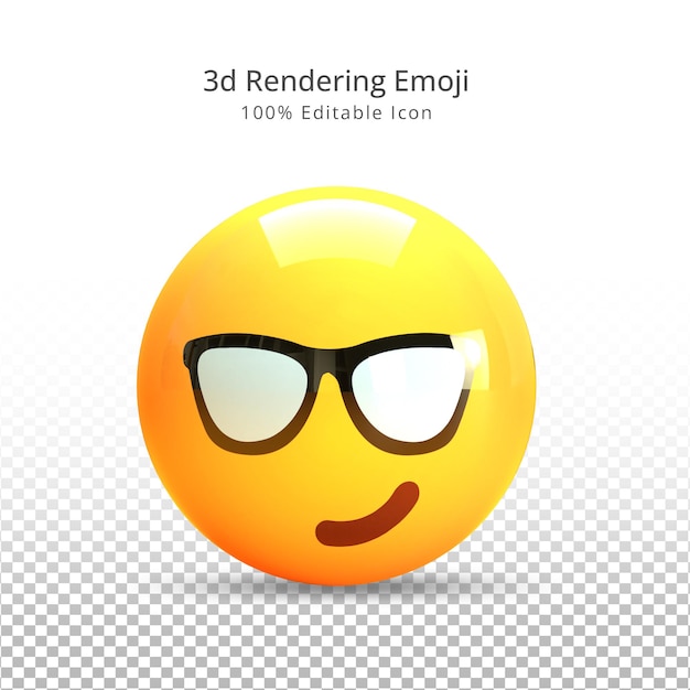 PSD 3d rendering whatsapp emoji reaction icon