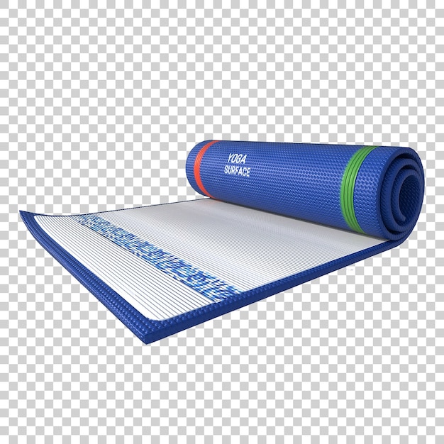 3d rendering yoga mat