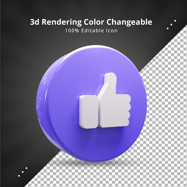 3d-rendering zoals emoji-reactiepictogram