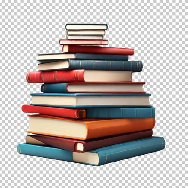 Libro di rendering 3d png psd