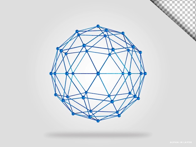 3d-renderöidä glitteriä geometriset muodot objektit eristetty