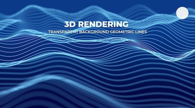 3d-renderöintitekniikka, geometrinen abstrakti linjan visualisointi
