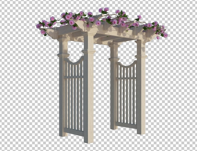 3d renderowania bluszcz rośliny na białym tle