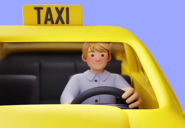 3d renderowanie charakteru zawodu transportowego