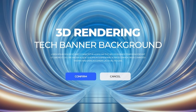 3D renderowanie obrazu banera tła HD