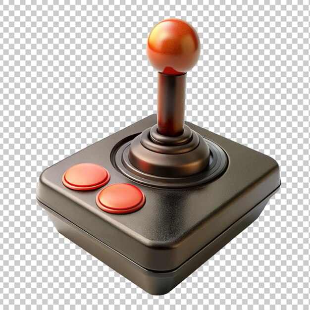 PSD 3d retro joystick png