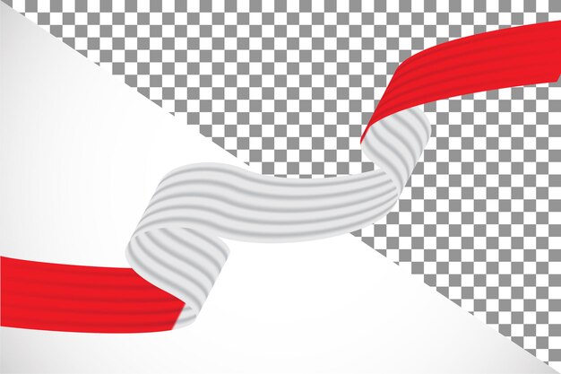 PSD 3d ribbon of the canada flag19