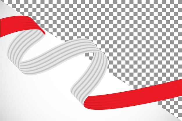 PSD 3d ribbon of the canada flag21