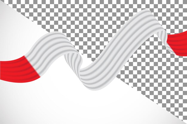 PSD 3d ribbon of the canada flag28