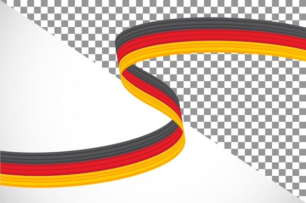 PSD 3d ribbon of the german flag41