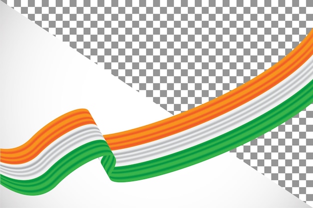 Nastro 3d della bandiera dell'india35