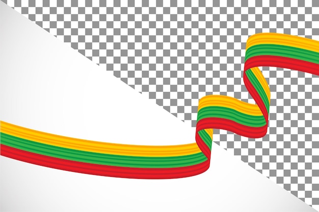 PSD リトアニアの国旗の 3 d リボン 18