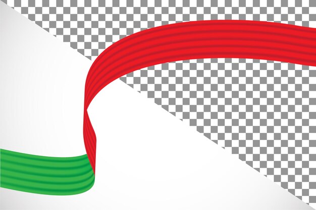 3d ribbon of the portugal flag42