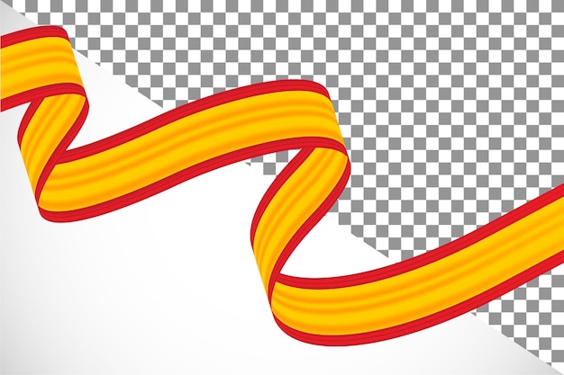 3d ribbon of the spain flag-17