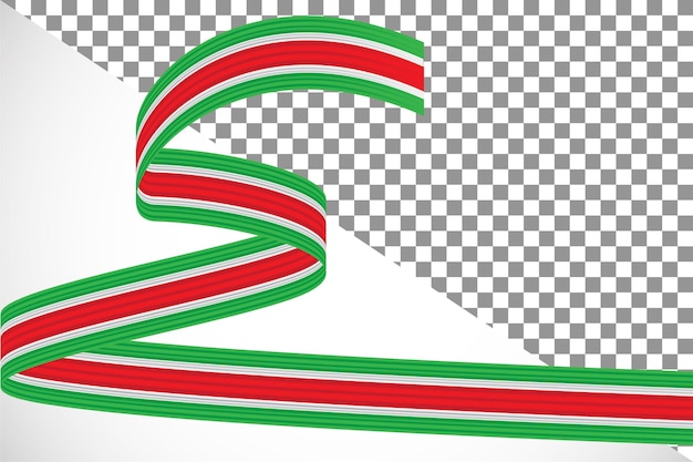 PSD nastro 3d della bandiera del suriname-4