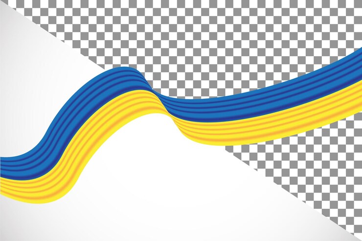 PSD 3д лента украинского флага38
