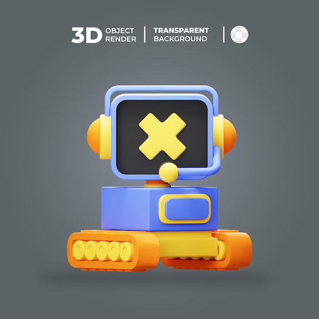 3D Robot Call Center Error