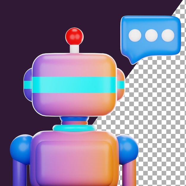 3d robot chat