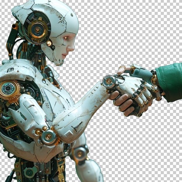 PSD 3d robot postać png psd